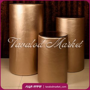 اجاره میز استوانه روکشدار